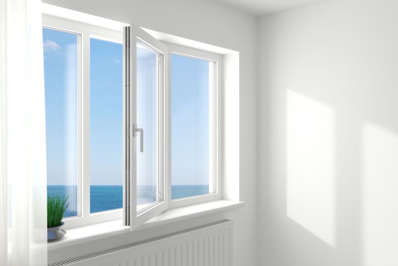 Energy-efficient casement windows on a home